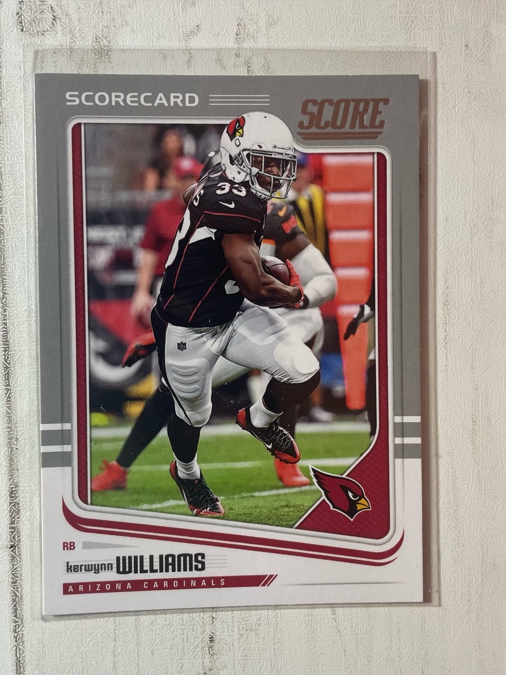 2018 Score #11 Kerwynn Williams Arizona Cardinals Football Card
